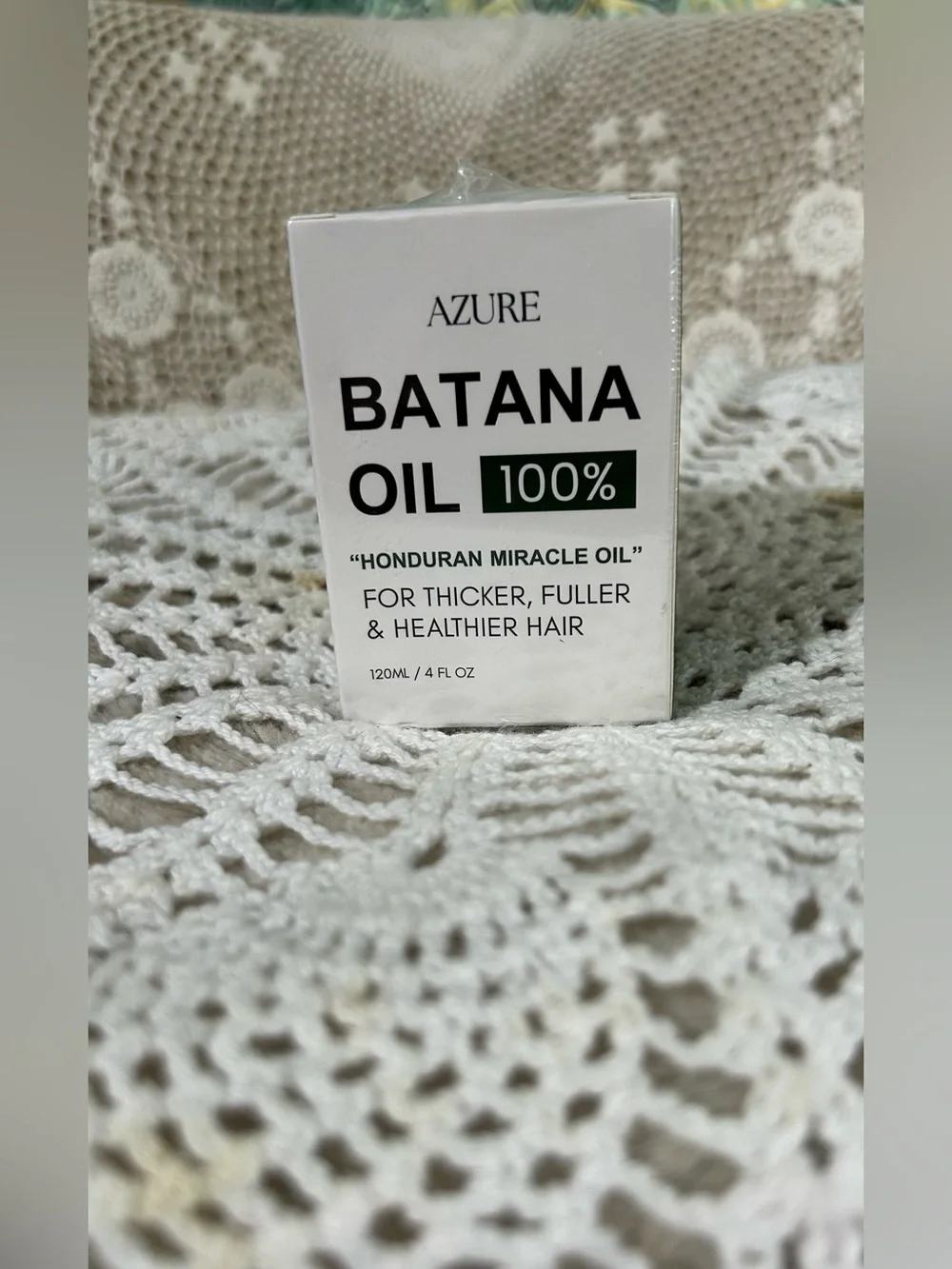Azure Batana Oil 100% Honduran Miracle Oil For Fuller Thicker Healthier Hair NIB